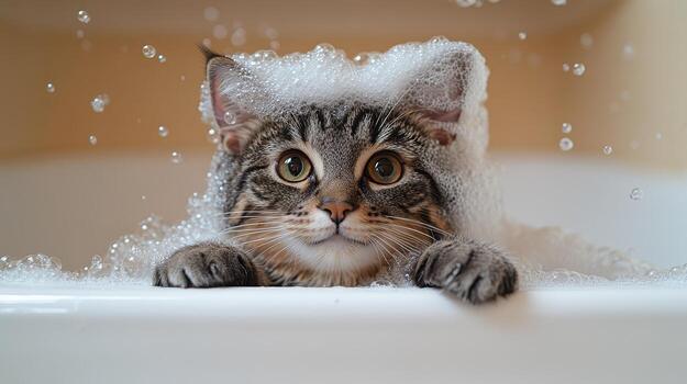 kitten, cat, cat shampoo, tearless kitten shampoo