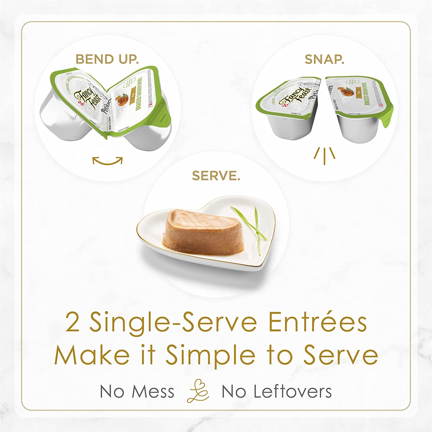 Purina  Gourmet Wet Cat Food Variety Pack, Petites Pate Collection, Break-Apart Tubs, 24 Servings - (Pack of 12) 2.8 Oz. Tubs