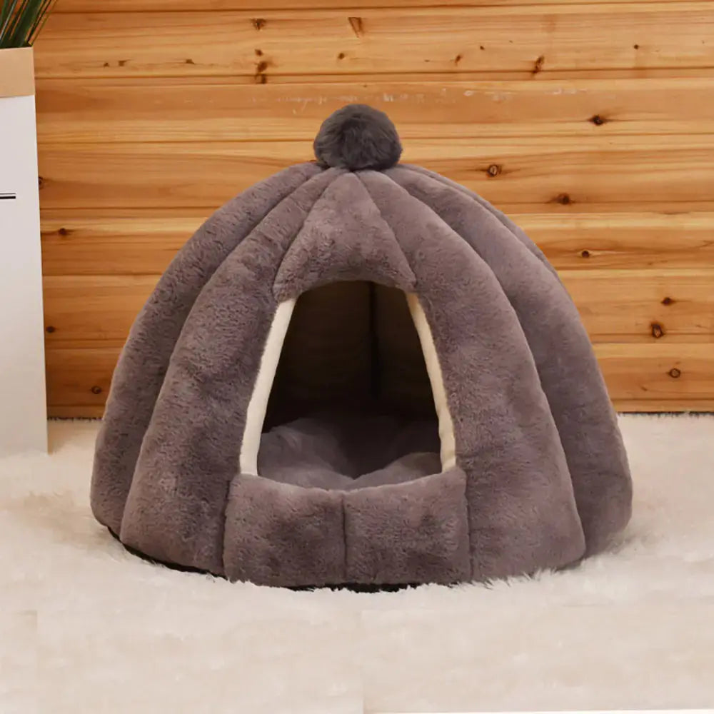 Pumpkin Shaped Cozy Cat & Dog House Tent Cats And Dogs Supply