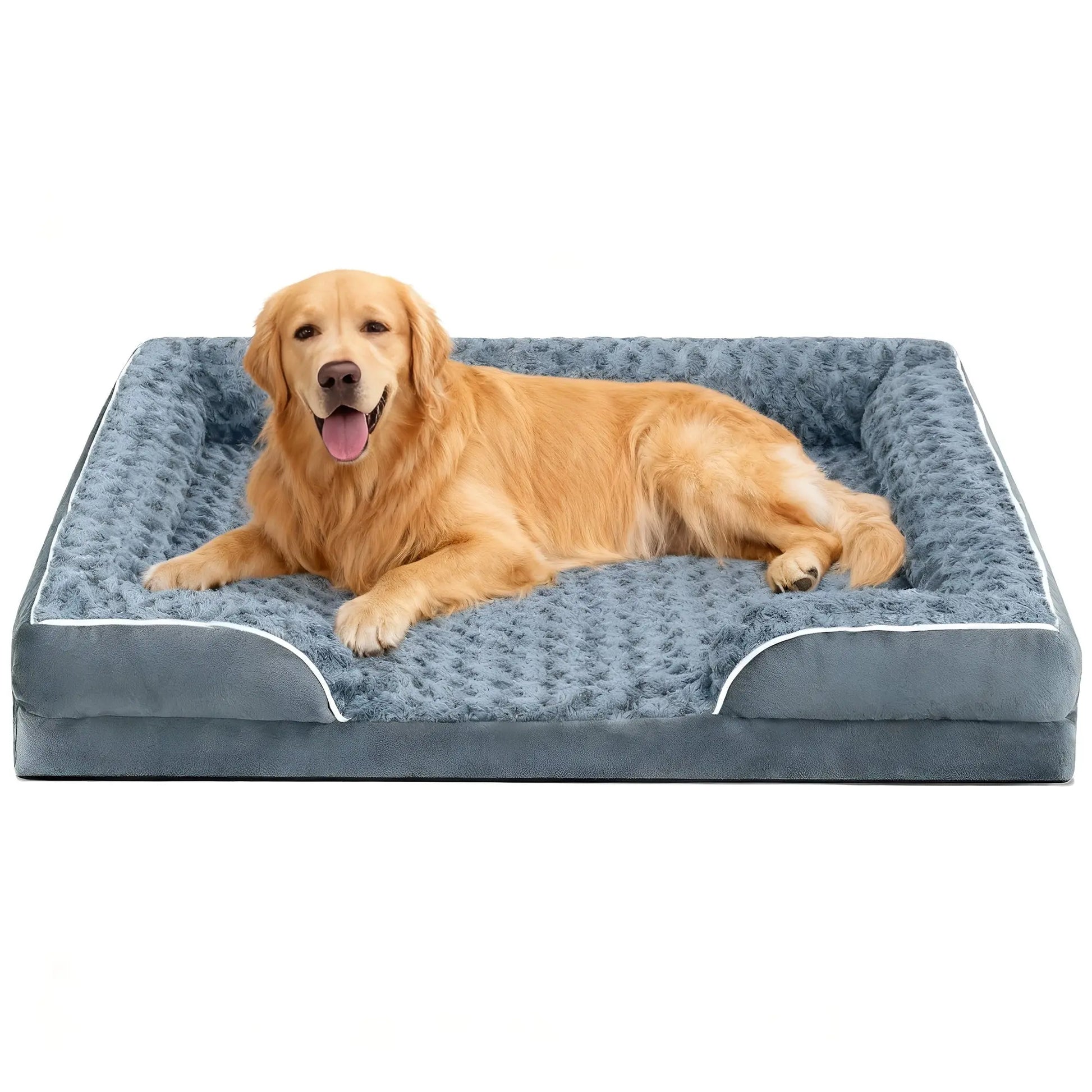 Dog Bed for Extra Large Dogs Waterproof Orthopedic Dog Sofa Bed Non Slip Pet Couch with Removable Washable Cover Supportive Foam M to Xxl,Dark Gray