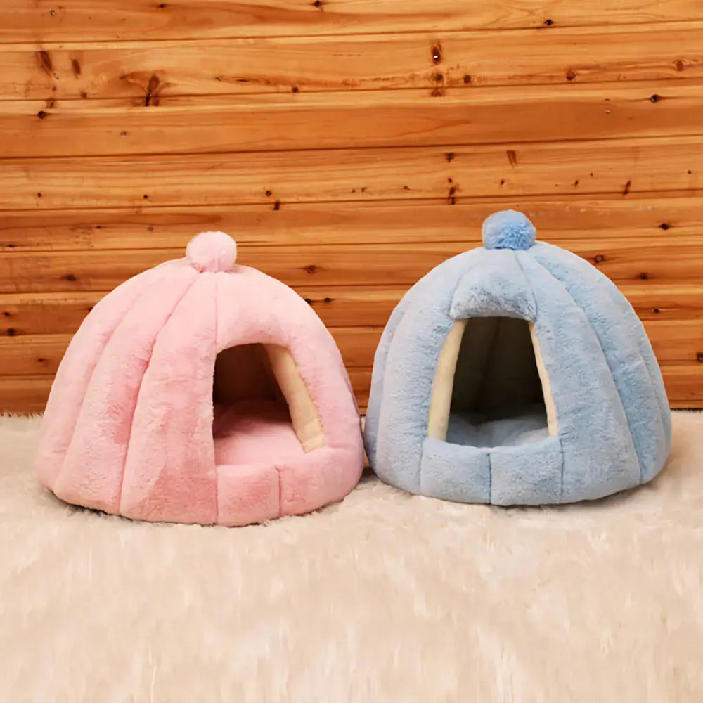 Pumpkin Shaped Cozy Cat & Dog House Tent Cats And Dogs Supply
