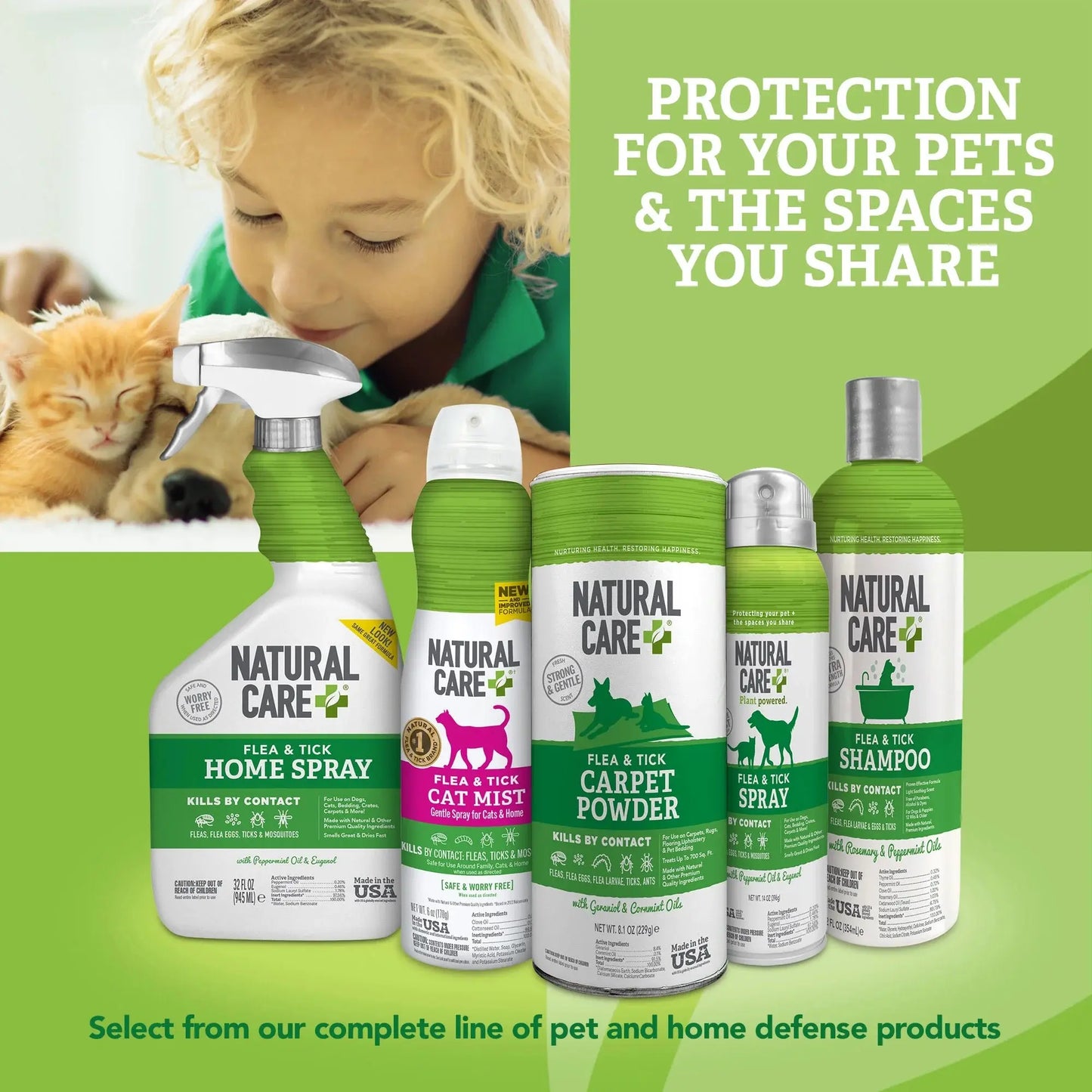 Flea and Tick Carpet Powder - 8.1 Ounce Canister