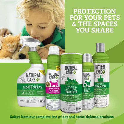 Flea and Tick Carpet Powder - 8.1 Ounce Canister