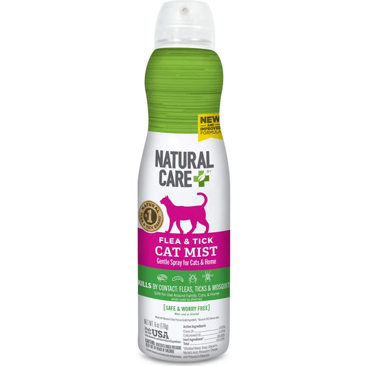 Flea & Tick Spray for Cats - 6Oz.