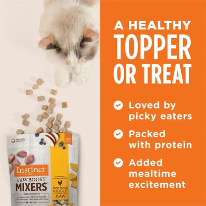 Raw Boost Mixers Freeze Dried Raw Cat Food Topper, Grain Free Cat Food Topper 6 Ounce (Pack of 1)