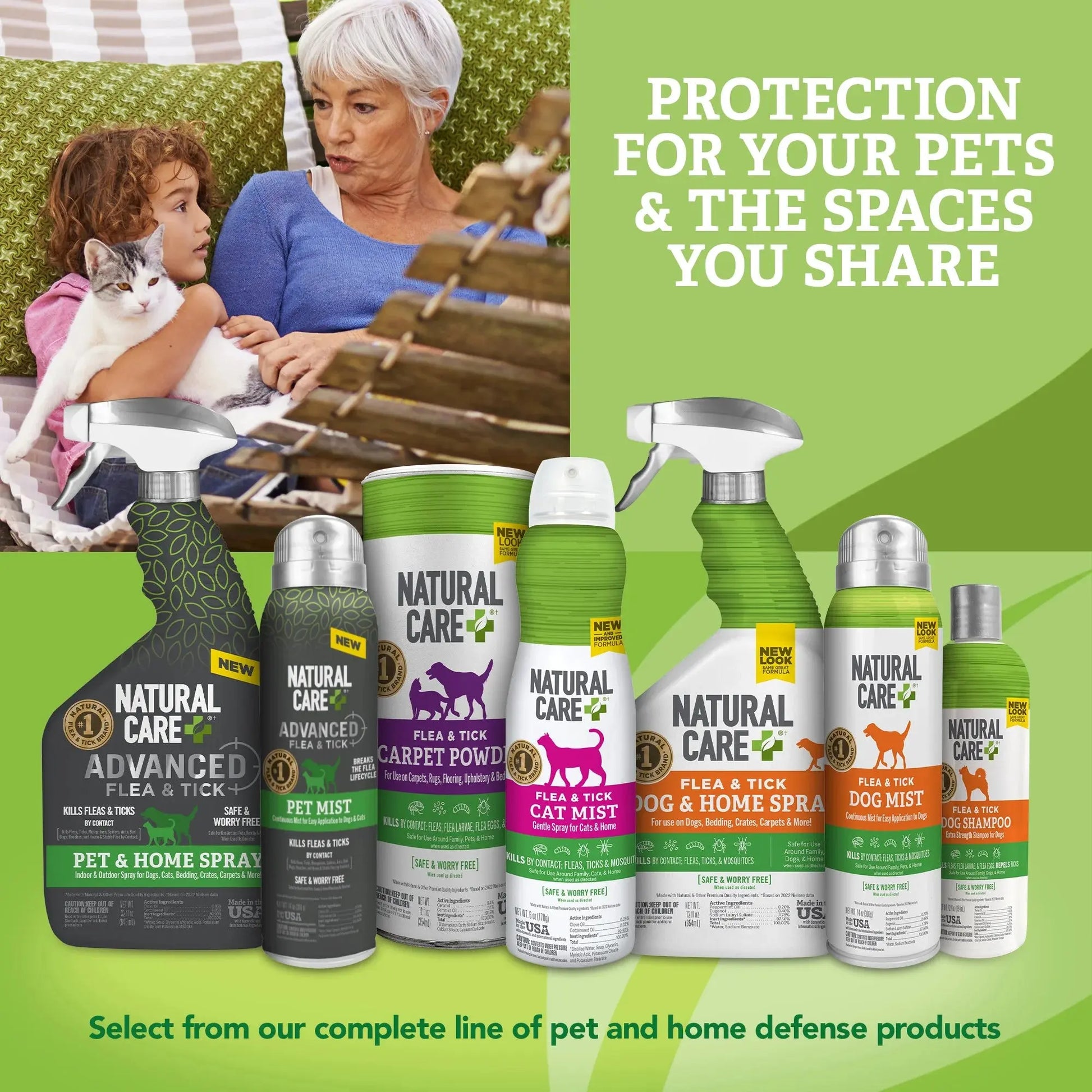 Flea & Tick Spray for Cats - 6Oz.