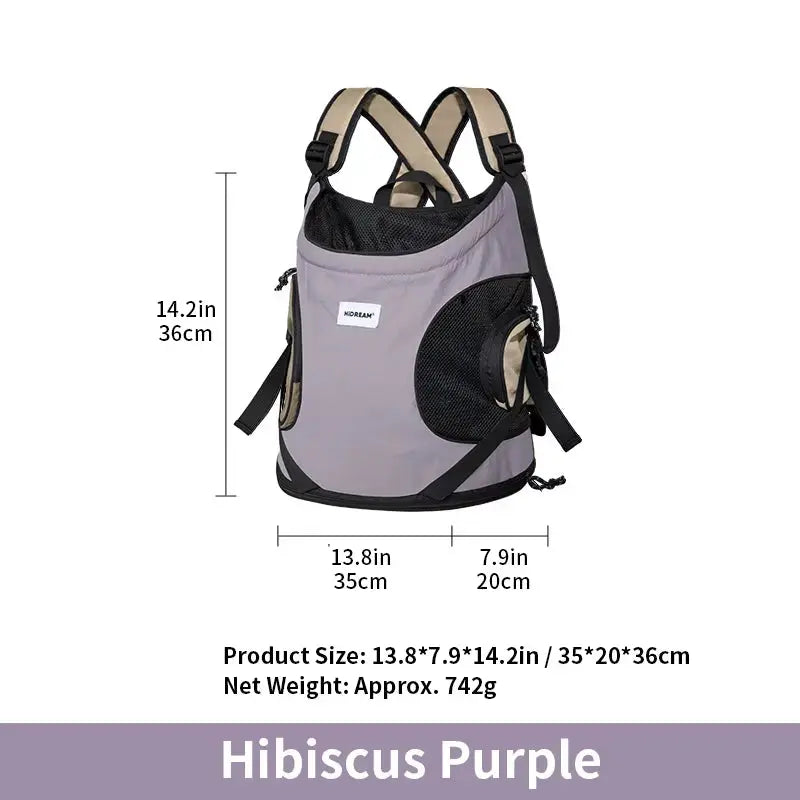 Pet Front Carry Chest Backpack – Stylish, Secure & Super Comfortable for Outdoor Adventures