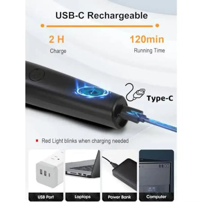 4 in 1 Cordless Dog Grooming Kit with 2Speed Clippers USBC Rechargeable Nail Grinder and Paw Trimmer for Small Pets Ideal for D