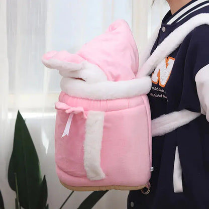 Cute Cat Backpack and Indoor Cat Bed Combo Cats And Dogs Supply