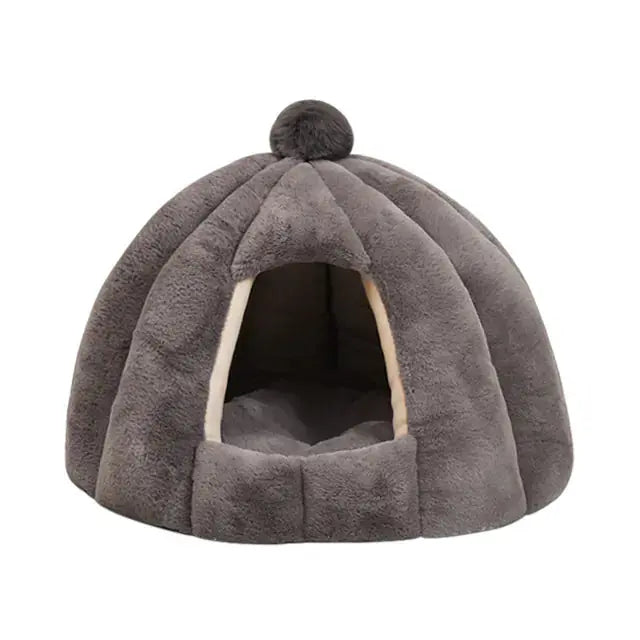 Pumpkin Shaped Cozy Cat & Dog House Tent Cats And Dogs Supply