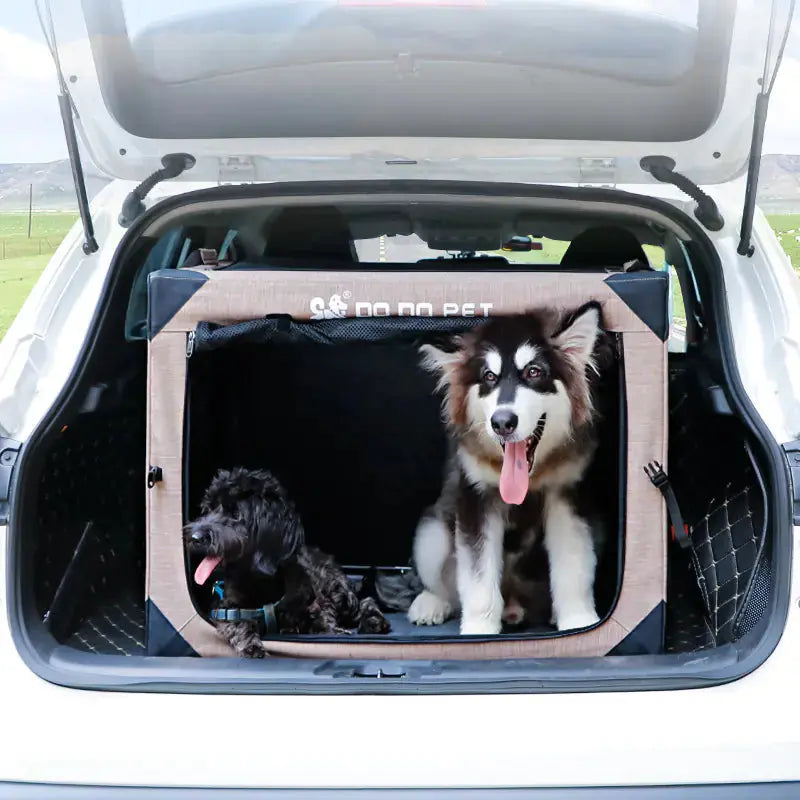 DODOPET Car Dog Crate - Foldable Pet Tent for Large Dogs Cats And Dogs Supply