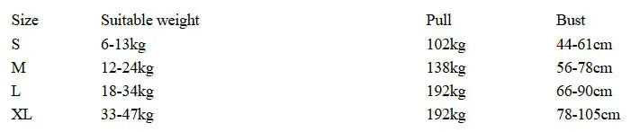 Dog Harness Vest Cats And Dogs Supply