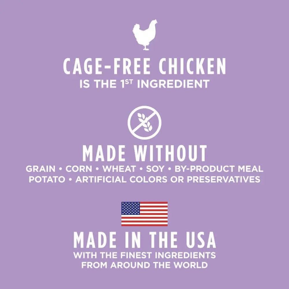 Original Kitten Dry Cat Food, Raw Coated Kibble, High Protein, Grain Free Recipe - Real Chicken, 4.5 Lb. Bag