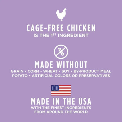 Original Kitten Dry Cat Food, Raw Coated Kibble, High Protein, Grain Free Recipe - Real Chicken, 4.5 Lb. Bag