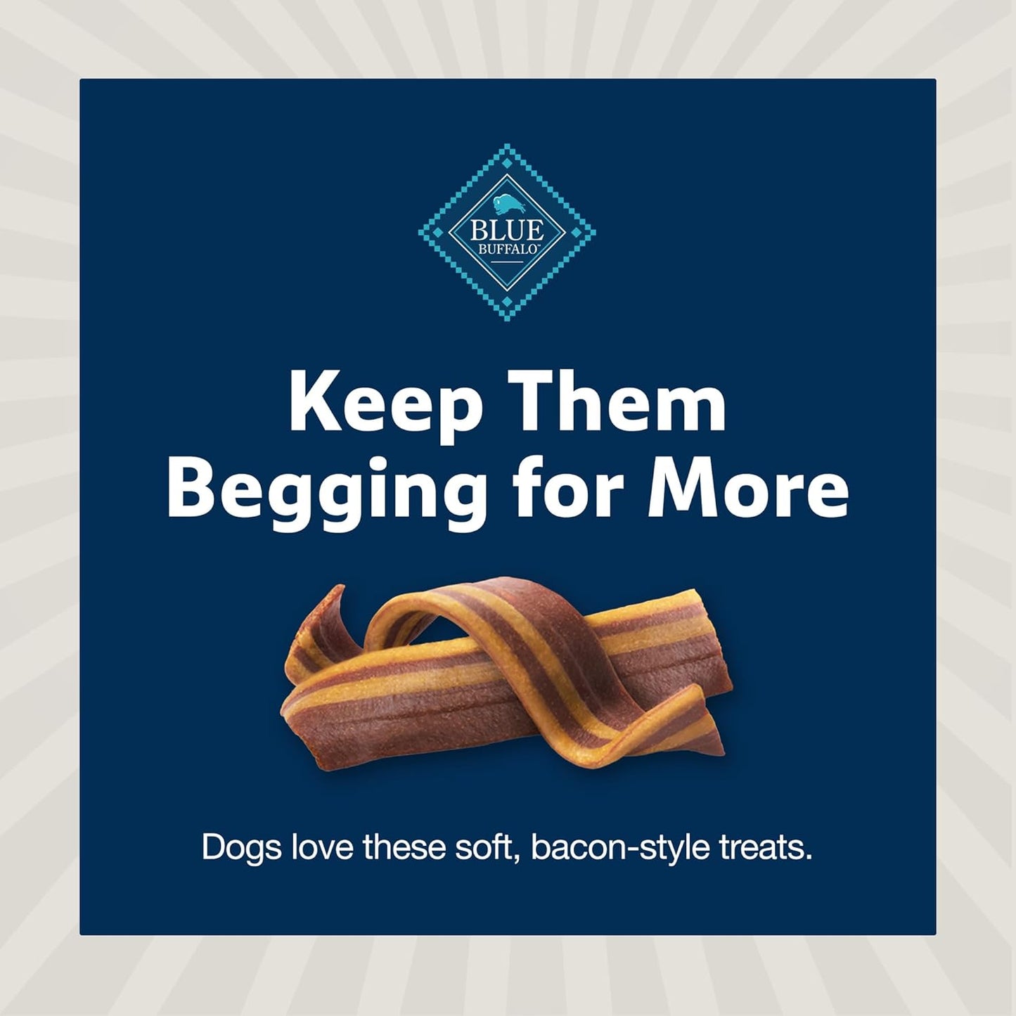 Sizzlers Bacon-Style Dog Treats with Real USA Pork, Cheddar Flavor, 15-Oz Bag