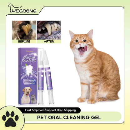 FreshPaws™ Pet Oral Repair Gel – The Ultimate Smile Saver for Cats & Dogs