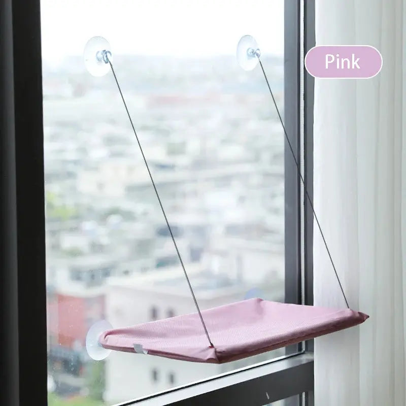 SunBasker Window Hammock – The Ultimate Sunny Seat for Cats Who Love to Lounge