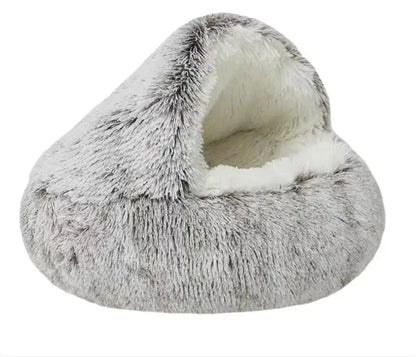 Semi-Closed Cat Bed with Universal Cover - Four Seasons Nest for Small Dogs and Pets Cats And Dogs Supply