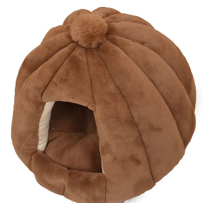 Pumpkin Shaped Cozy Cat & Dog House Tent Cats And Dogs Supply