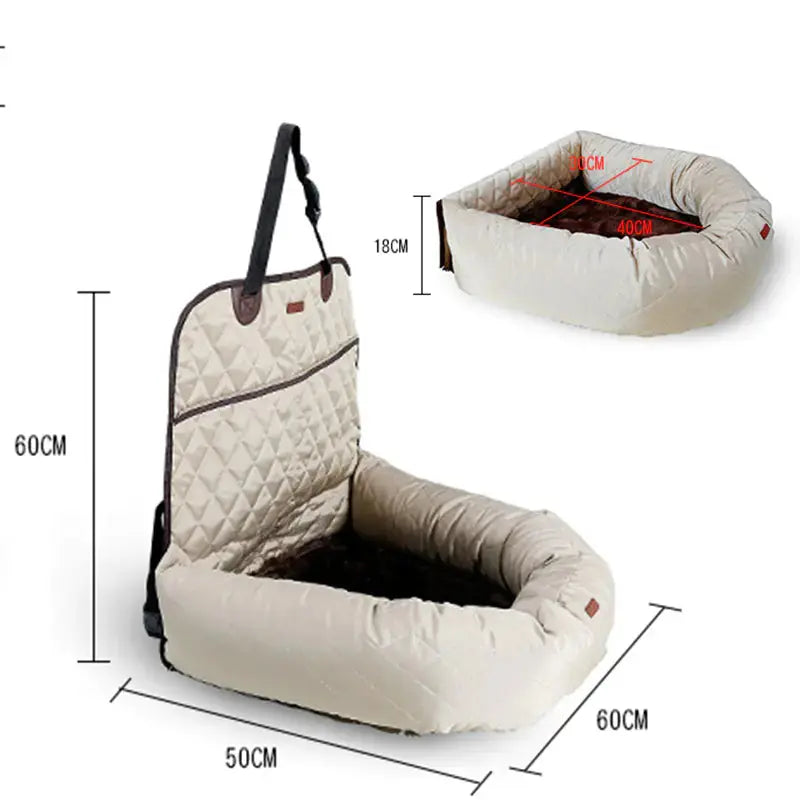 New Multifunctional Pet Car Bed with Thick Cushion Cats And Dogs Supply