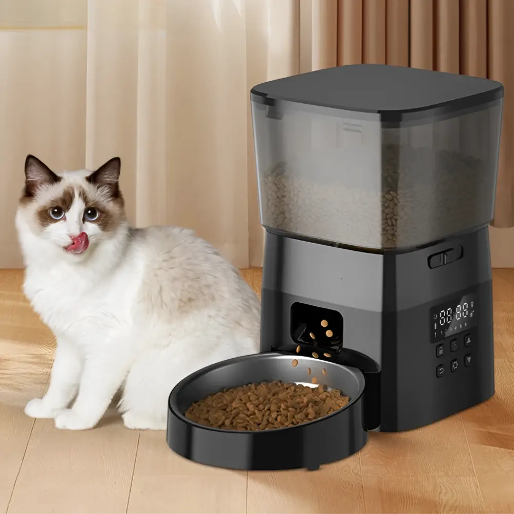 Smart Auto Pet Feeder – Hassle-Free Mealtime, Perfect Portions Every Time Cats And Dogs Supply