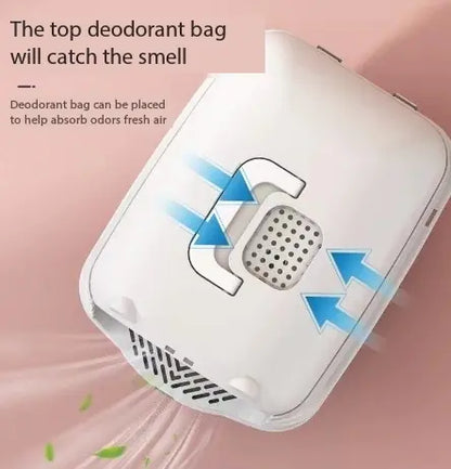 Large Half-Enclosed Cat Litter Box for Big Cats